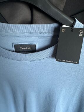 Porter & Ash Luxury Essentials Light Blue Tee